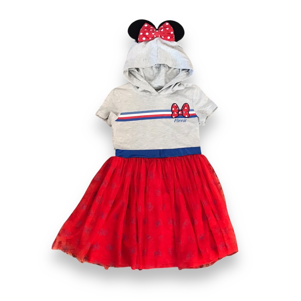 🆕 Disney Trip Minnie Mouse Hoodie Tulle Dress